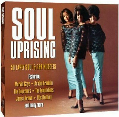SOUL UPRISING - 2CD 50 EARLY SOUL & R&B NUGGETS - NEW & SEALED 