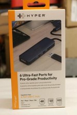 HYPER HyperDrive Next 6-Port USB-C Hub - Midnight Blue NEW