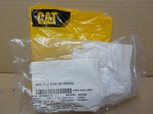4 X Caterpillar 283-5593: SEAL Ball Stud Genuine Caterpillar: - Picture 3 of 4