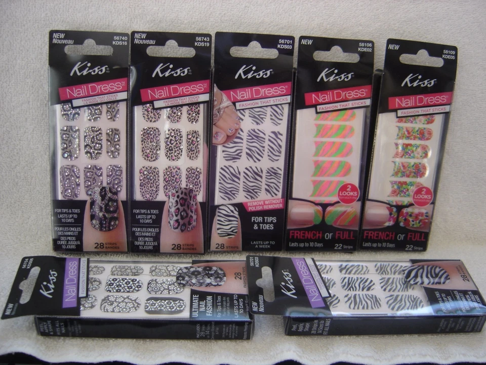 VESTIDO DE UÑAS KISS*****you chOOse cOLOr*****0,45 fl oz/13,2 ml~~NUEVO~~SELLADO Foto 3 de 4