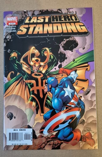 Last Hero Standing issue 5, Death of Captain America, Loki, Thor, NM