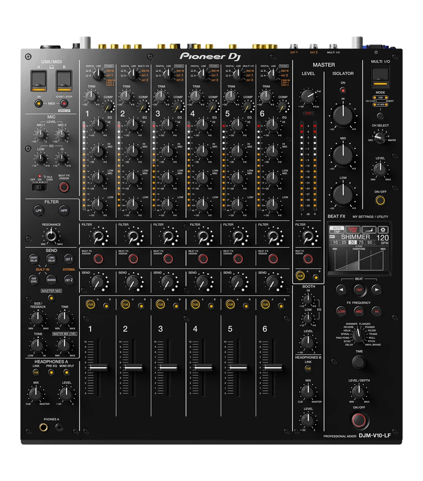 Pioneer DJ DJM-V10-LF 6ch Professional mixer NEW - Image 3 of 4