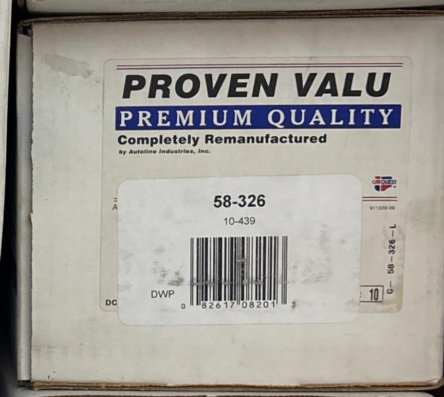 Para Chevrolet S10 Blazer, GMC S15 Jimmy - Bomba de agua del motor - Valor probado 58-326 Foto 4 de 4