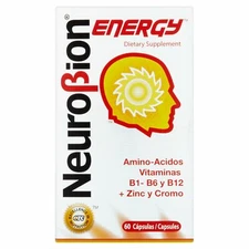 Neurobion Energy Dietary Supplement Capsules- 60 count - Amino Acids- Vitamins B
