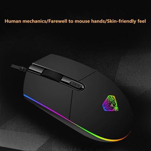 Gaming Backlit Mouse 2400DPI Optical Gaming Mouse For Desktop Notebook Computer - Picture 6 of 10