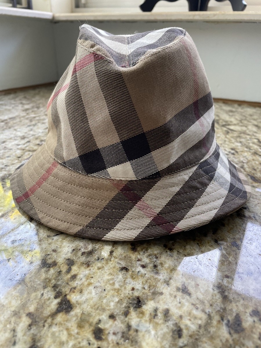 ◆◆新品◆◆ BURBERRY BIAS CHECK COTTON BLEND BUCKET HAT s-l1200.jpg