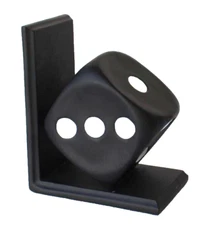 New MCM Retro Gaming Dice Bookend Casino Decor Figurine Book End Bookend