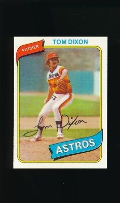 1980 Topps #513 Tom Dixon * Pitcher * Houston Astros * NM * | eBay