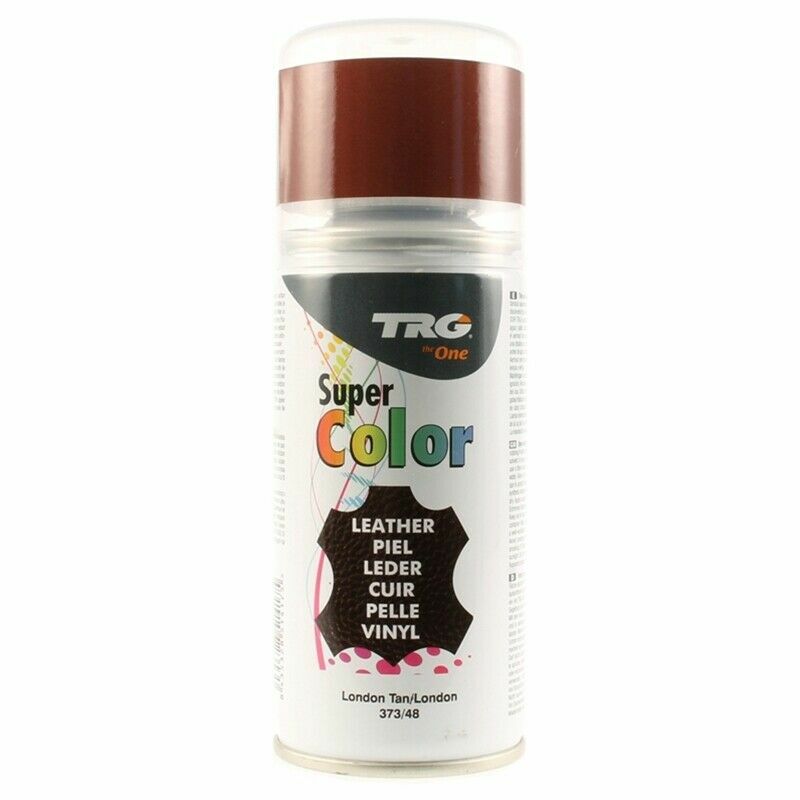 TRG - Super Colour LONDON TAN Dye Spray 150ml Vinyl Canvas Plastic Leather Shoes