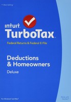 Intuit Turbotax Deluxe - Deductions&homeowners Federal Returns&e-file B1-0003rw Intuit Turbotax Deluxe - Deductions&homeowners Federal Returns&e-file B1-0003rw