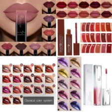 PUDAIER Long Lasting Liquid Lipstick Waterproof Matte Velvet Lip Gloss Makeup