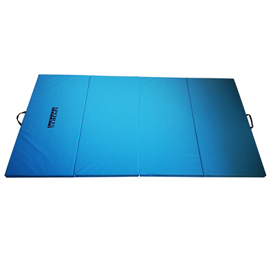 SPORTS EXPERTS Klappbare Turnmatte ''Igor'' Blau XXL 240x120x5 Fitnessmatte Yoga