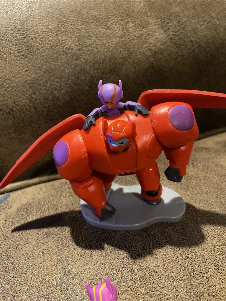 4 БОЛЬШИХ ГЕРОЯ 6 васаби, Baymax, — 2-дюймовые экшн-фигурки Disney Mini ПВХ игрушка украшение для торта - Изображение 4 из 4