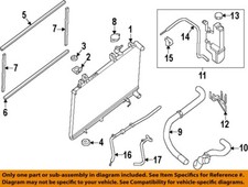 NISSAN OEM 15-25 Altima Radiator Components-Radiator Assy Upper Mount 215064RA0A