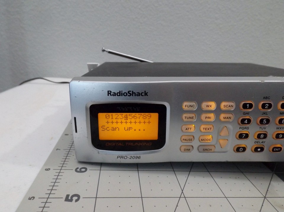 Radio Shack Digital Trunking Scanner Pro2096 eBay