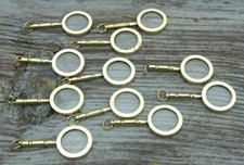 10 MINI MAGNIFYING GLASS PENDANT SET BEAUTIFUL PENDANTS OF READERS GLASS WHOLE