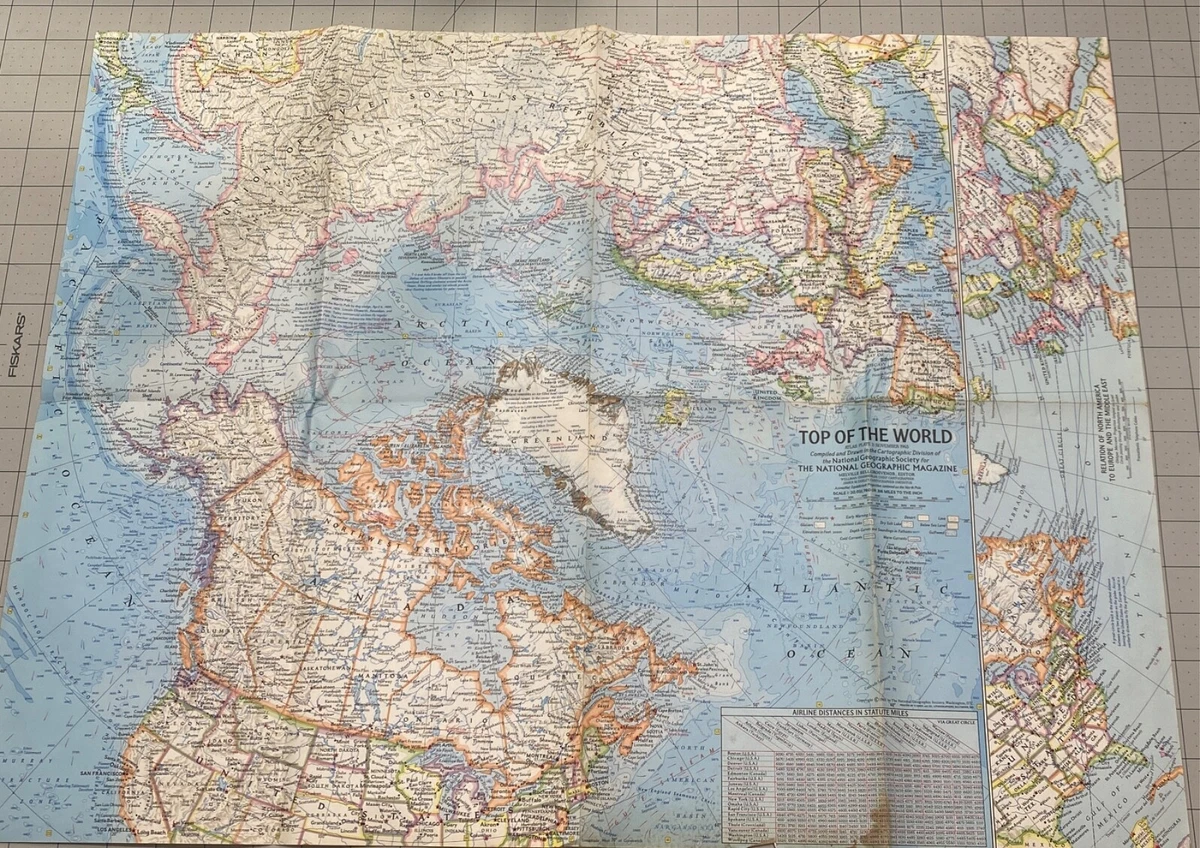 1965 收藏世界地图| eBay
