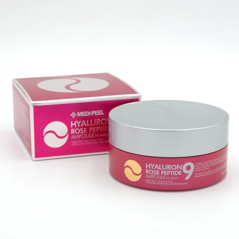 MEDI PEEL Hyaluron Rose Peptide 9 Ampoule Eye Patch 1.6g x 60ea K-Beauty - Image 2 of 4