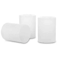 Kira Home Phoebe 5" Frosted Seeded Glass Shades, Replacement Glass  3-Pack