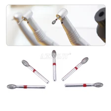 Dental Multi-Use FG Diamond Burs 379-023F Egg Football - (Fine Grit) AZDENT