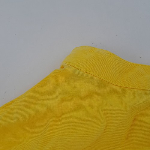 ZARA Basic Collection Dress Medium Yellow Womens Tiered Ruffle Sleeves - Picture 12 of 12