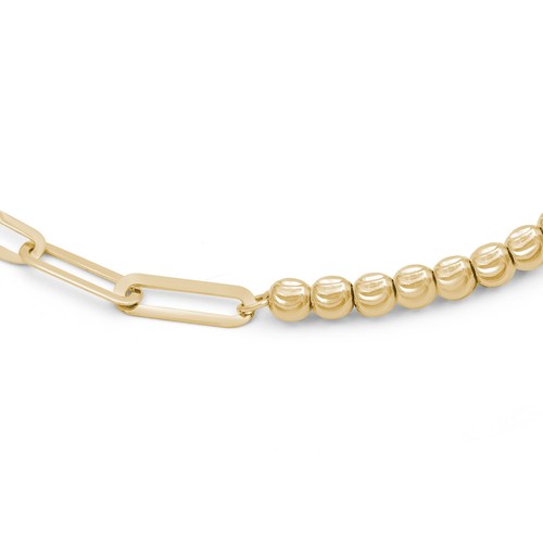 Dangle and Drop Bracelet 14K Yellow Gold - Picture 2 of 2