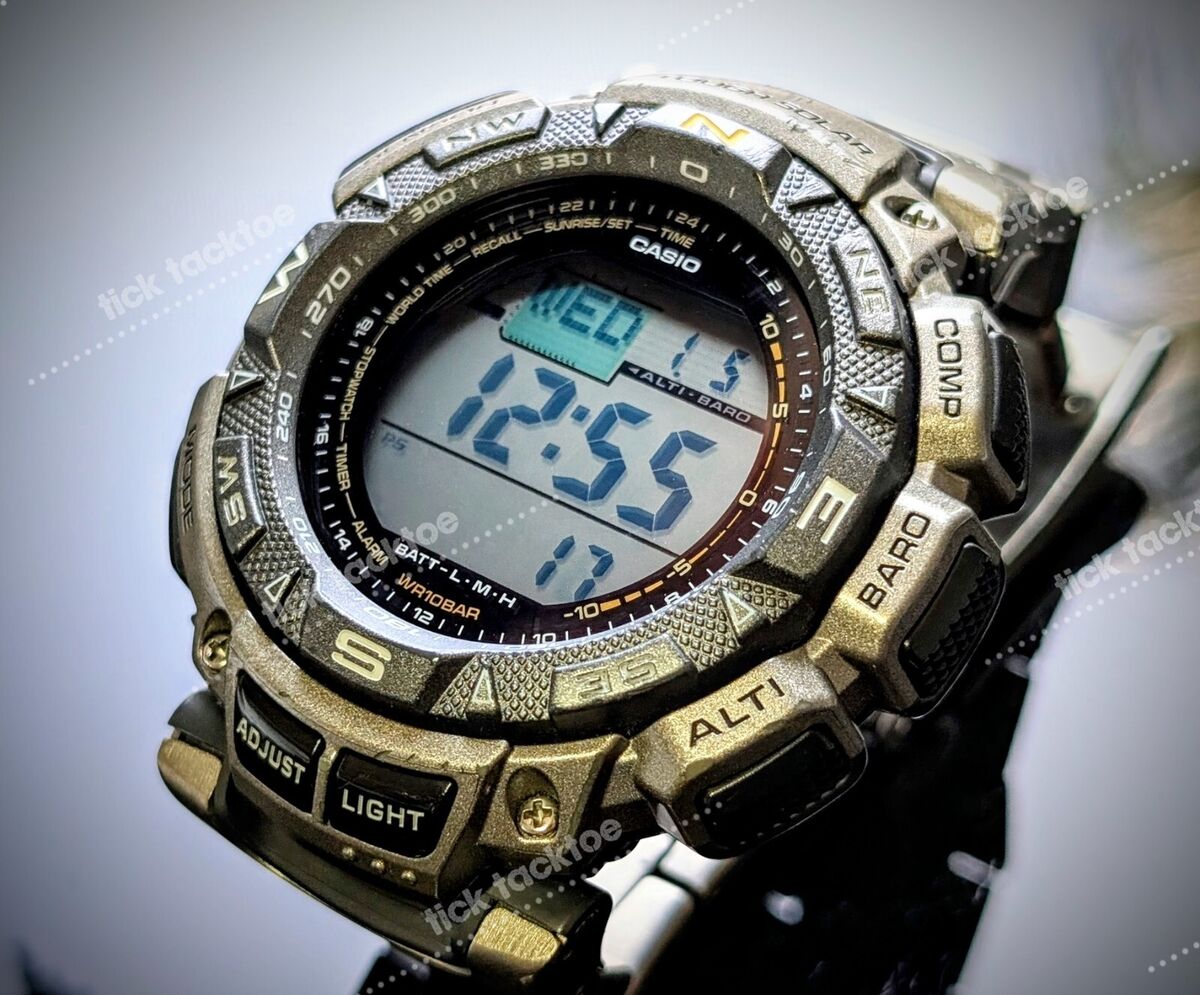 Casio Pathfinder Triple Sensor - Titanium (PAG240T-7CR Casio Pathfinder Triple Sensor - Titanium (PAG240T-7CR