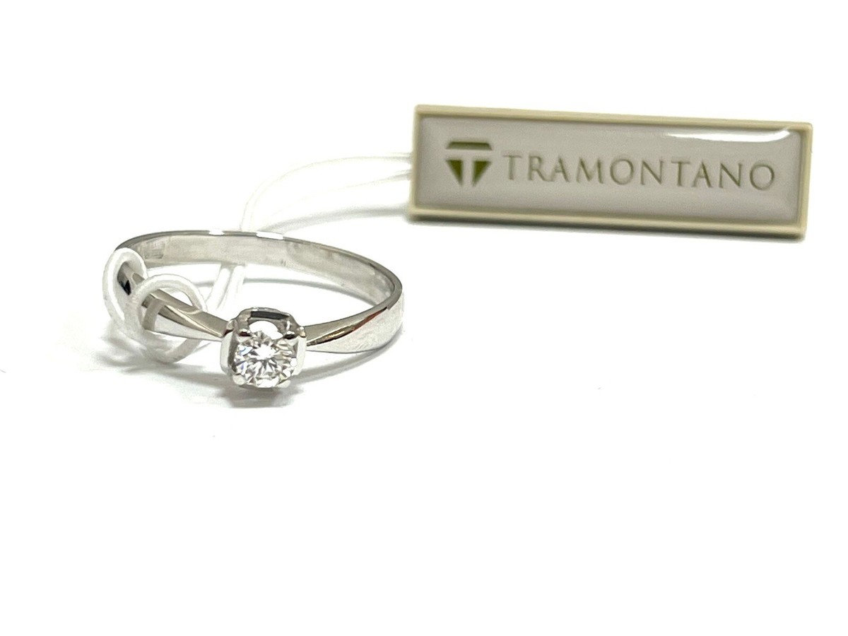 Anello Solitario Tramontano Gioielli diamante ct in oro