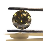 GIA loose certified 3.02ct I1 Natural Fancy Yellow Brown brilliant diamond — photo 2