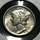 1943 SILVER MERCURY DIME BETTER GRADE