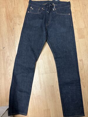 Buy RRL Double Rl High Slim East-West Selvedge Jean Denim men's
