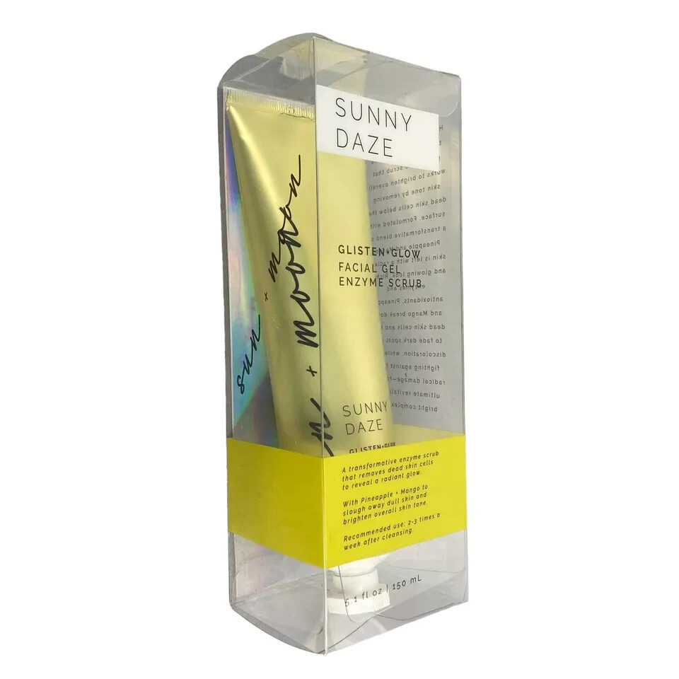 Sun + Moon Beauty Sunny Daze Glisten + Glow Facial Gel Enzyme