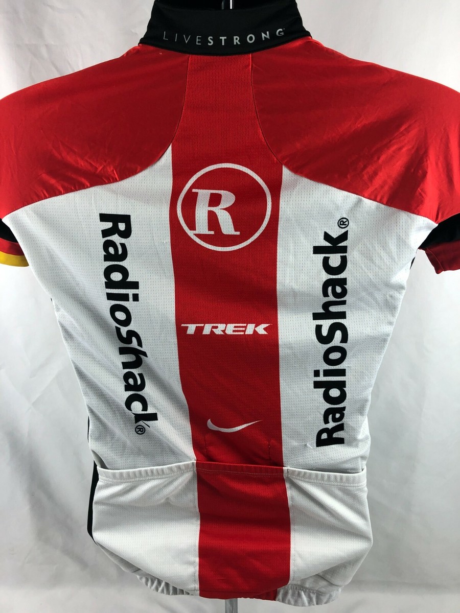 ナイキ NIKE サイクルジャージ MRADIOSHACK NISSAN Nike Trek Team Radioshack Men's Cycling Jersey SIZE Medium