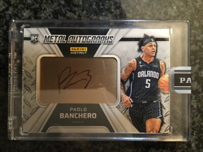 2022-23 Panini Instant Paolo Banchero RC Metal Rookie Auto 