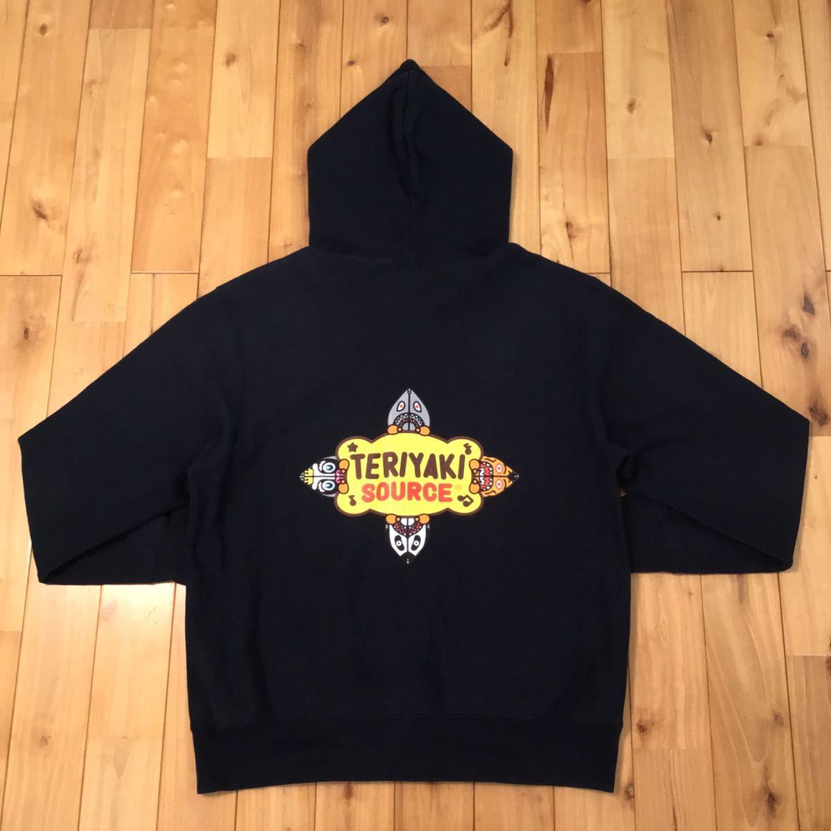 BAPE shark Teriyaki Alien Full Zip Hoodie Dark Navy A Bathing Ape