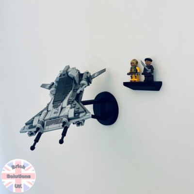 Wandhalterung & Minifigurenhalter für Lego Star Wars Pirat Snub Fighter 75346