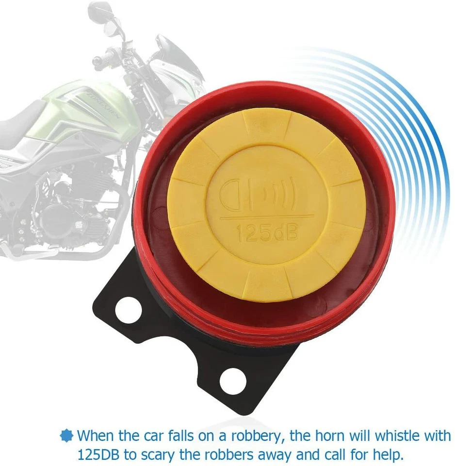 Cerradura de seguridad para moto alarma unidireccional control remoto arranque motor anti corte Foto 3 de 4