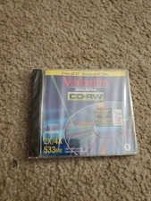 Verbatim CD-RW Rewritable CD DirectCD Formatted - NEW and Factory SEALED 