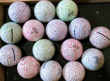 36 Vice Pro /Pro Soft  Drip Red,  Lime, Red & Blue  Golf Balls  LIMITED 5A Mint