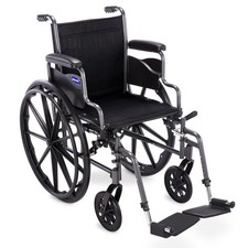 Invacare Wheelchairs for Adults, Flip-Back  Padded Desk Length Arm, Swing-Aw...