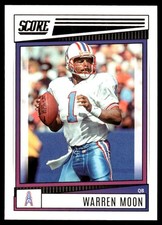 Warren Moon 2022 Score #6 Houston Oilers NFL READ FREE SHIPPING AutographDen