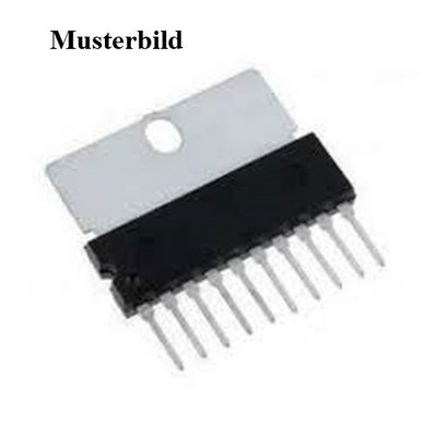 IC, 1 Stück LA4260, LIN; 2xAF-OS, 22V, 2A, 2x2.5W(14V/8Ω), SIL-10, RM 2,54, '93
