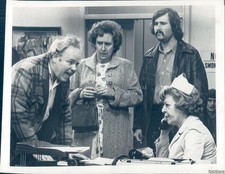 1974 New York Carroll Oconnor Jean Stapleton Rob Reiner Historic Press Photo 7x9