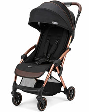 Leclercbaby Black Folding Pushchair Single Seat with Basket Unisex