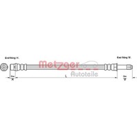 Metzger 4110279 Bremsschlauch FüR Mercedes Benz Sprinter B903