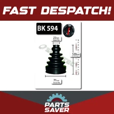 CV Joint Boot fits SEAT LEON 2.0D 05 to 20 Automatic Transmission C.V. Shaftec