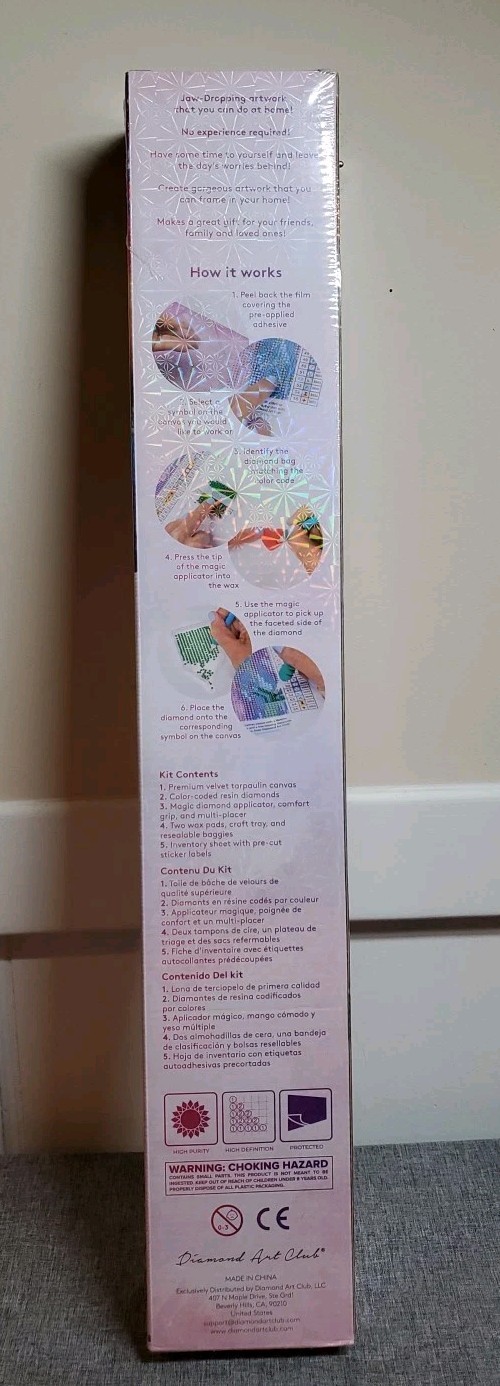 Diamond Art Club "No More Dragon Breath " Randal Spangler Round Kit 22"×22" 