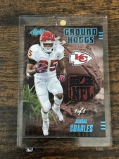 2025 Jamaal Charles Absolute Ground Hogs NFL Shield 1/1 DAMAGED