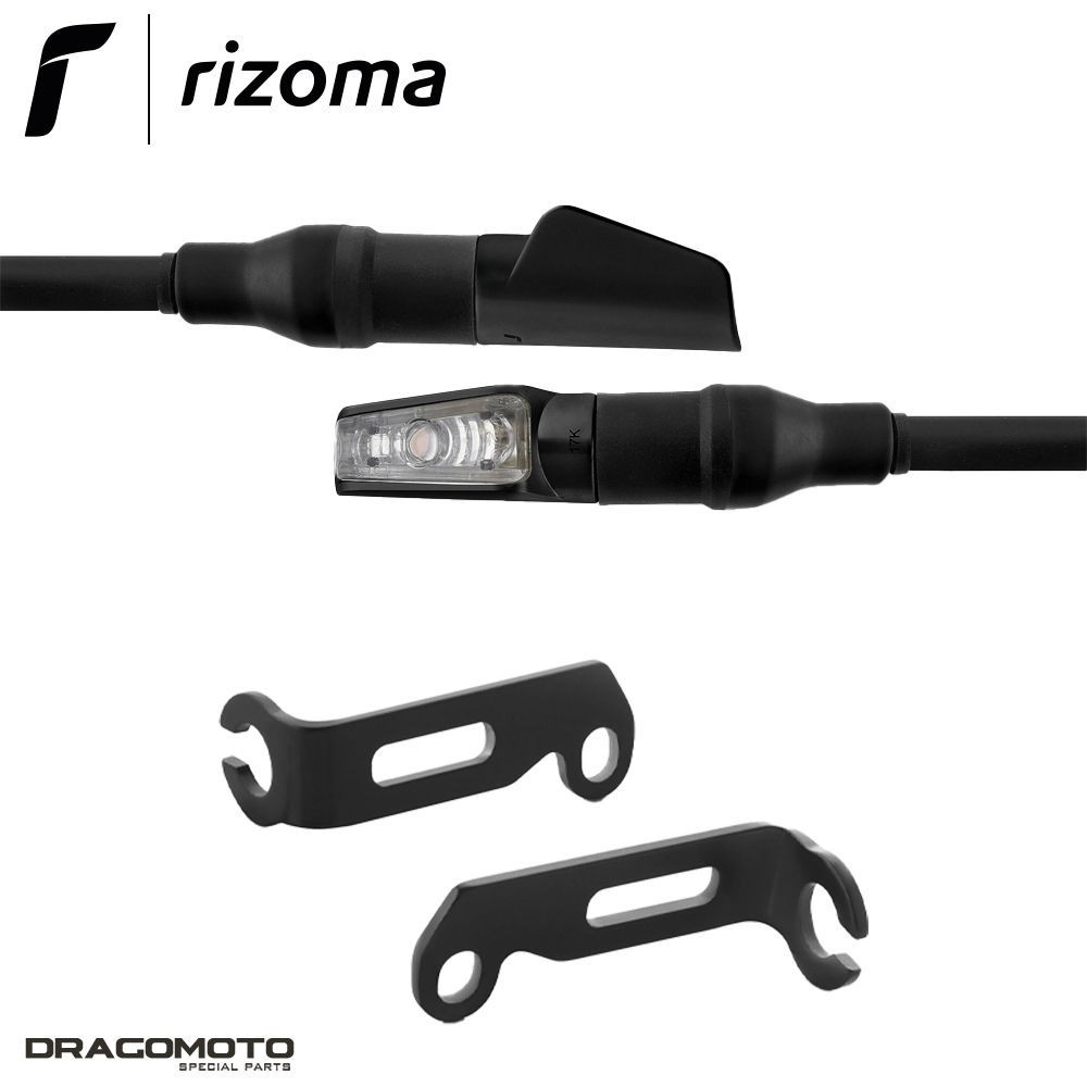 Clignotants LEGGERA Rizoma pour Ducati Panigale V2 955 moto sport noire
