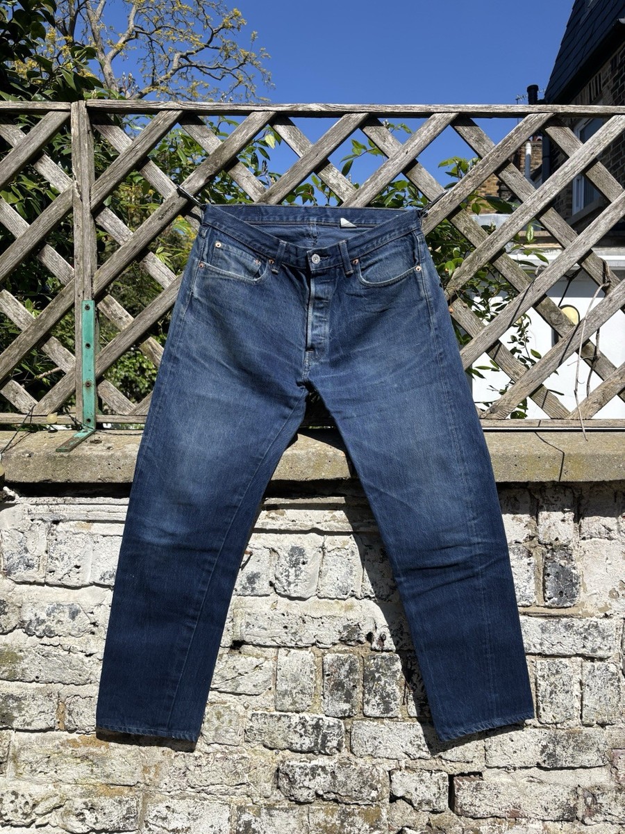 Levi's 501XX Made In USA Dark Blue Denim Jeans | eBay